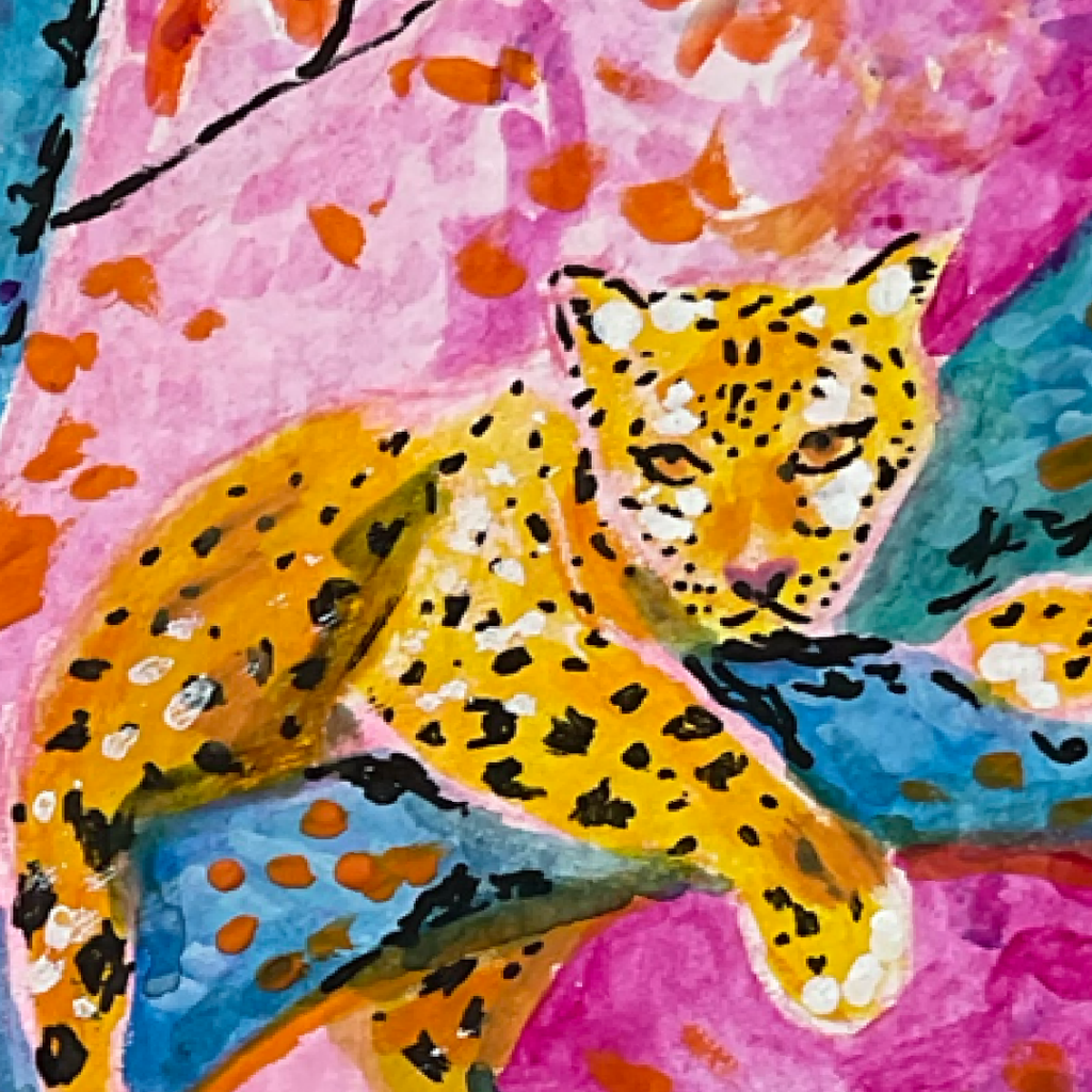 Big Cat #2 Greeting Card - 5x7 – Wholesale Pack of 12