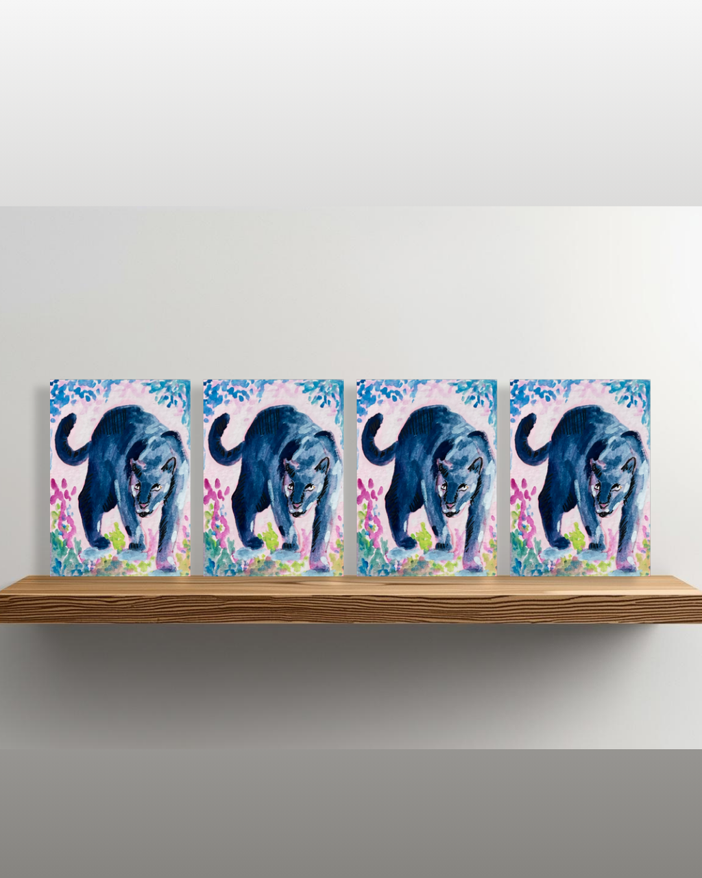 Big Cat #4 Greeting Card - 5x7 – Wholesale Pack of 12
