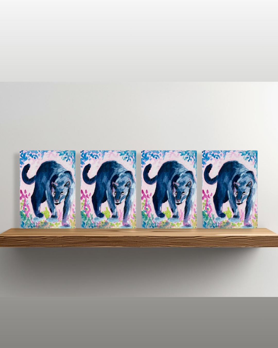 Big Cat #4 Greeting Card - 5x7 – Wholesale Pack of 12