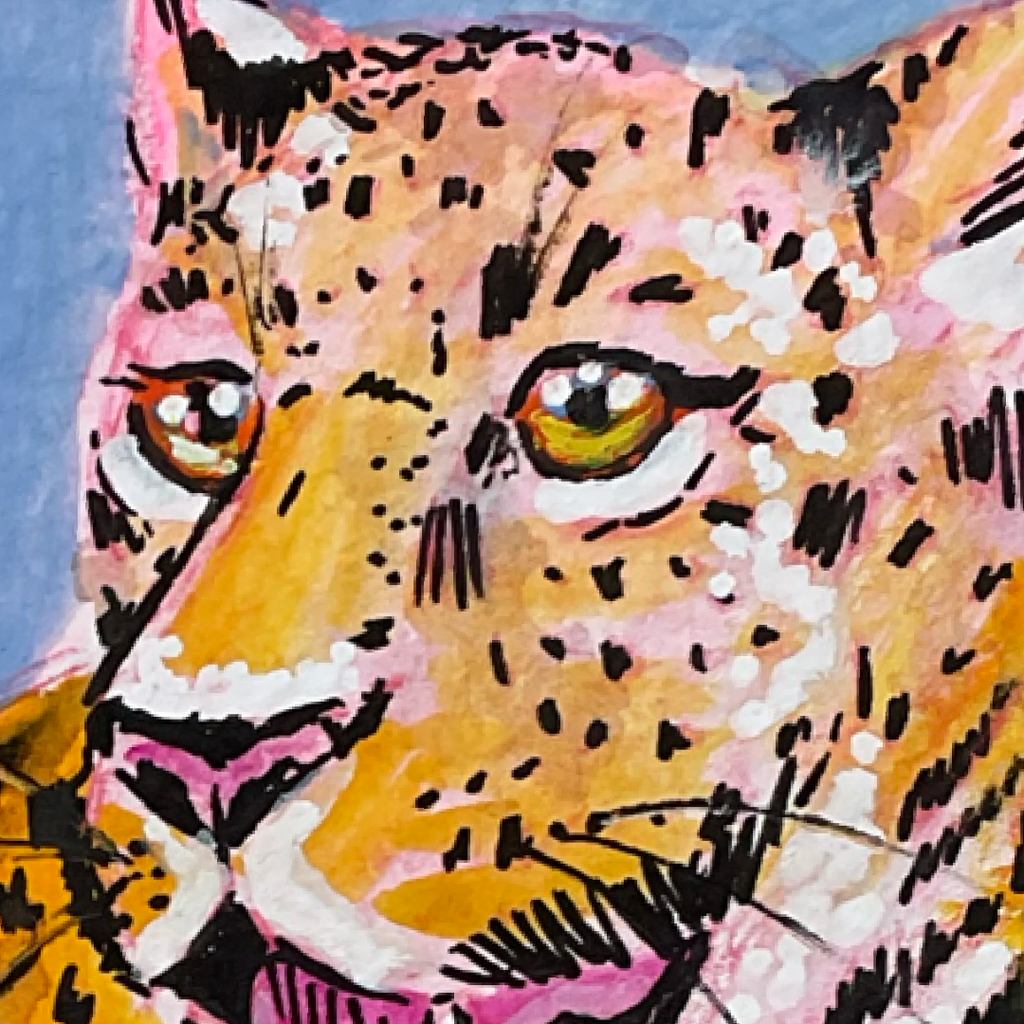 Big Cat #5 Greeting Card - 5x7 – Wholesale Pack of 12
