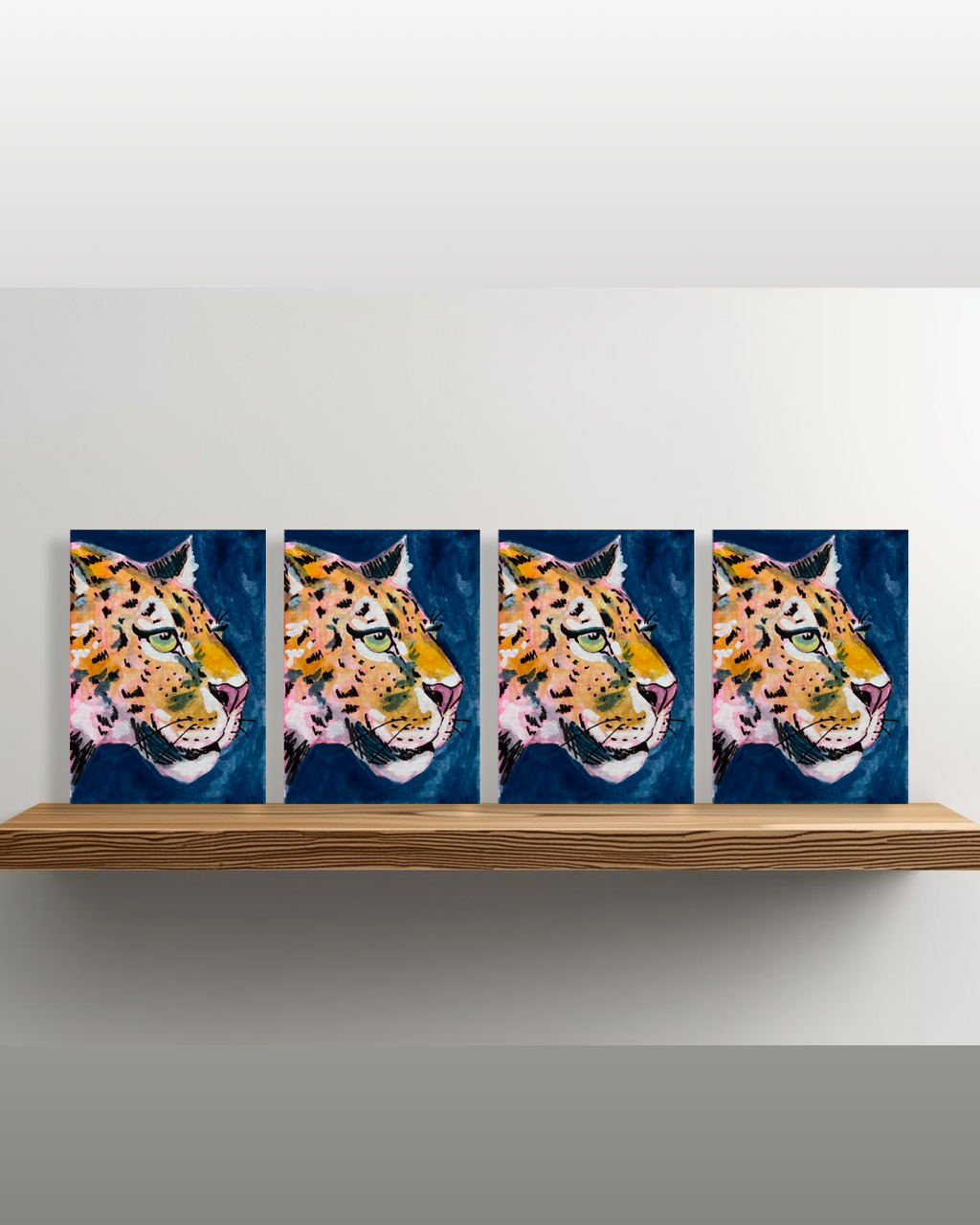 Big Cat #7 Greeting Card - 5x7 – Wholesale Pack of 12