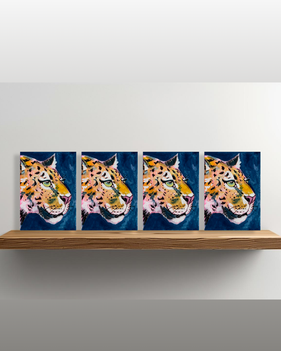 Big Cat #7 Greeting Card - 5x7 – Wholesale Pack of 12
