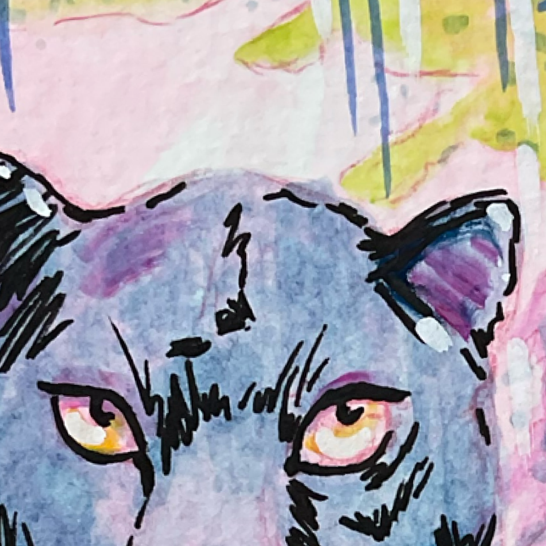 Big Cat #1 Greeting Card - 5x7 – Wholesale Pack of 12
