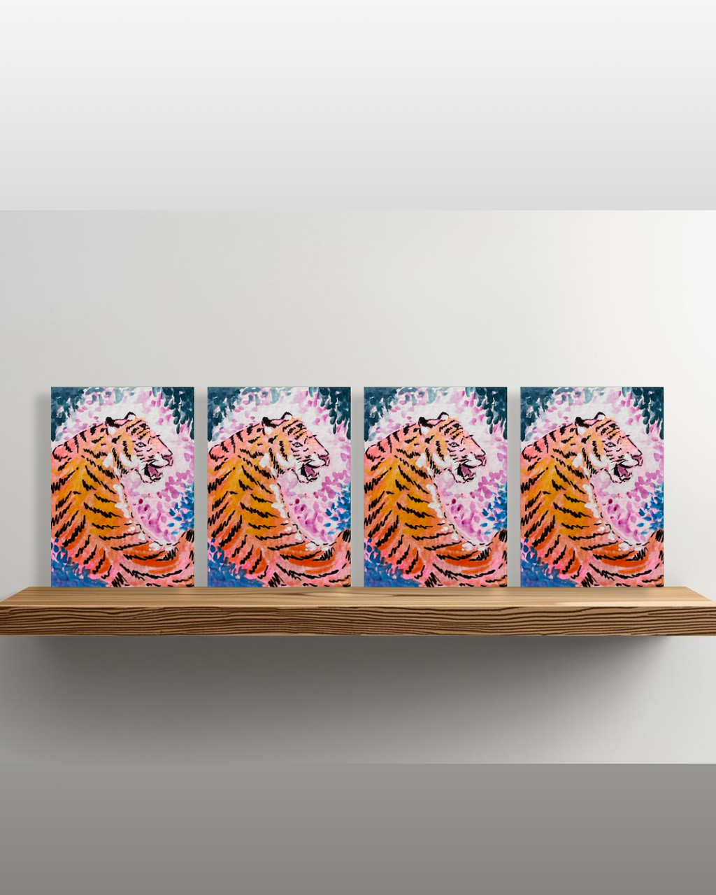 Big Cat #8 Greeting Card - 5x7 – Wholesale Pack of 12