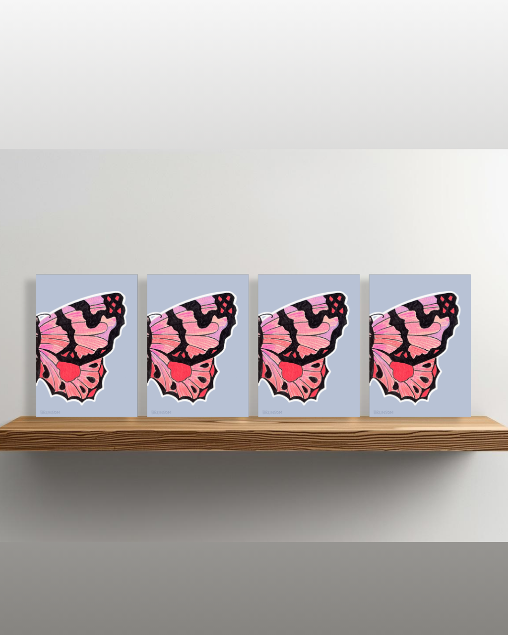 Painted Lady Butterfly Greeting Card - 5x7 – Wholesale Pack of 12