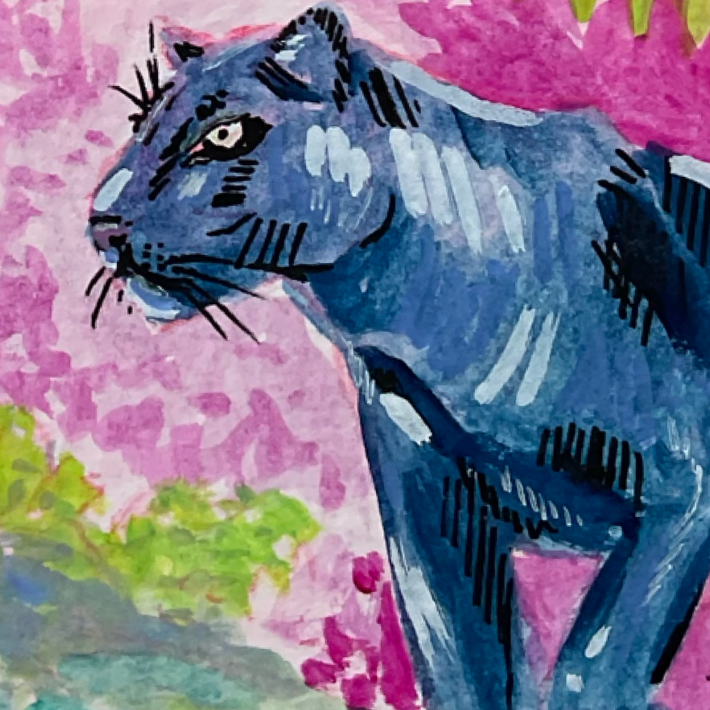 Big Cat #10 Greeting Card - 5x7 – Wholesale Pack of 12